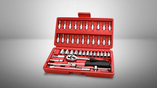 Complete 46-in-1 Multipurpose Tool Kit: Home, Auto, & Bike Repair Companion